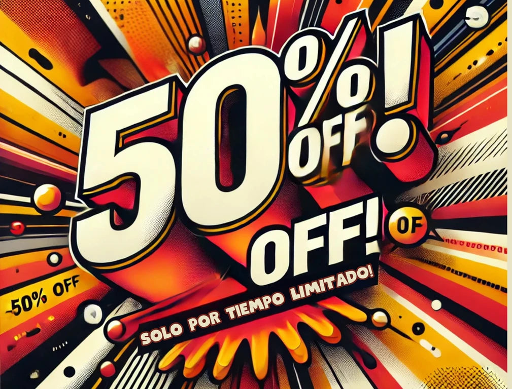 ¡50% OFF!
